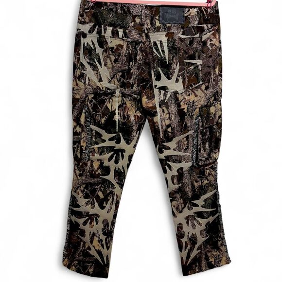 Source Unknown Other - NWT Rebel Vengeance brown khaki camo cargo pants with a relaxed fit sze: 34